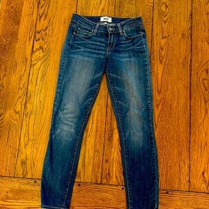Paige denim jeans size 25 Verdigo ankle